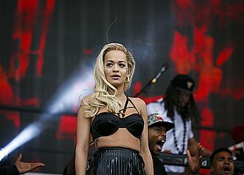 Rita Ora performs at New Look Wireless Birthday party