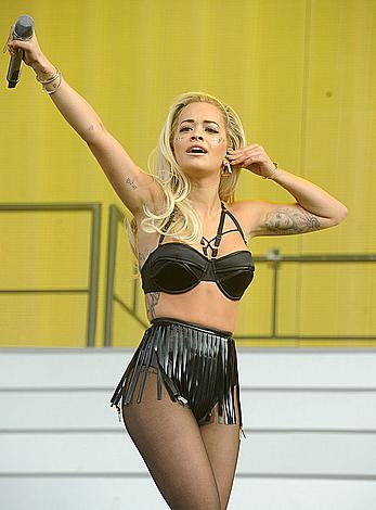 Rita Ora performs at New Look Wireless Birthday party