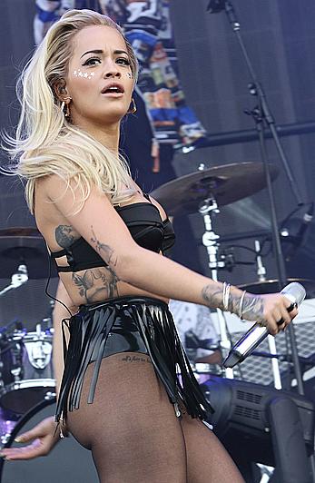 Rita Ora performs at New Look Wireless Birthday party