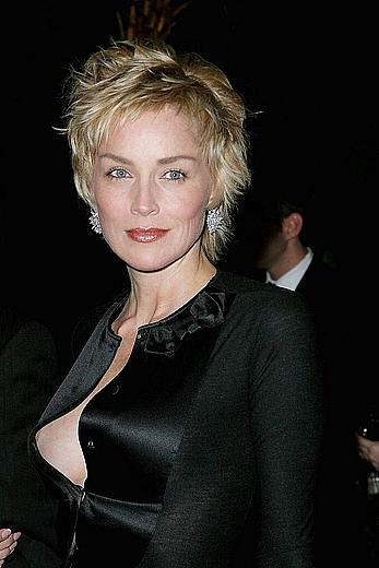 Sharon Stone areola slip paparazzi shots