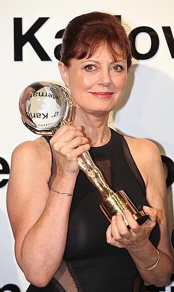 Susan Sarandon pokies at  47th Karlovy Vary International Film Festival