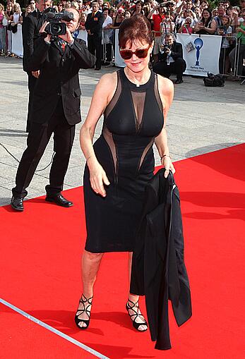 Susan Sarandon pokies at  47th Karlovy Vary International Film Festival