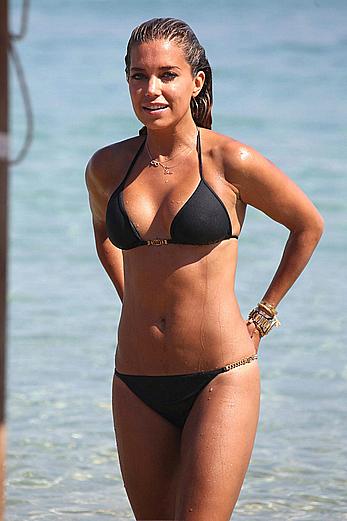 SylvieVan der Vaart in bikini on the beach In Mykonos